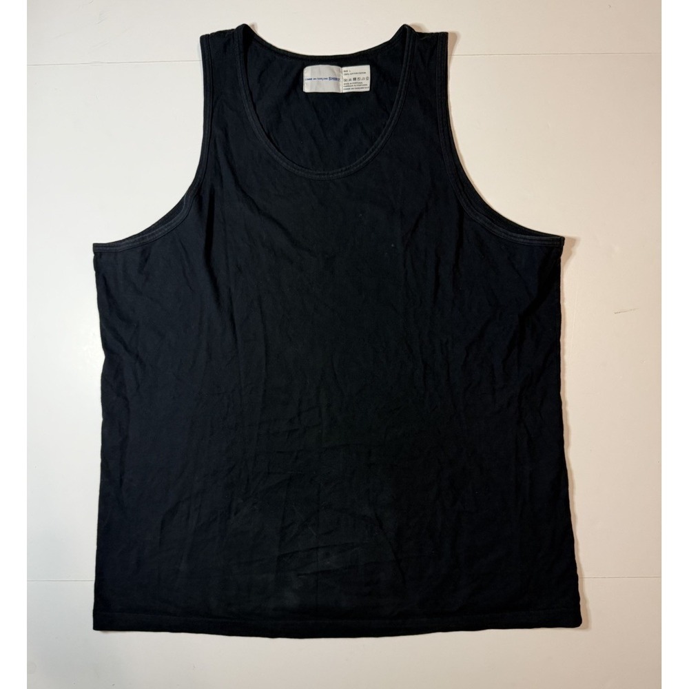 Comme Des Garcons Shirt Men's Tank Top Sleeveless Black CDG